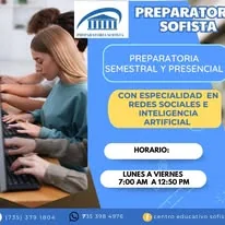 Preparatoria presencial y semestral Sofista